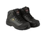 A13-FALCON S3 Metal-Free ESD Safety Boots – Black Leather, SRC Slip Resistant