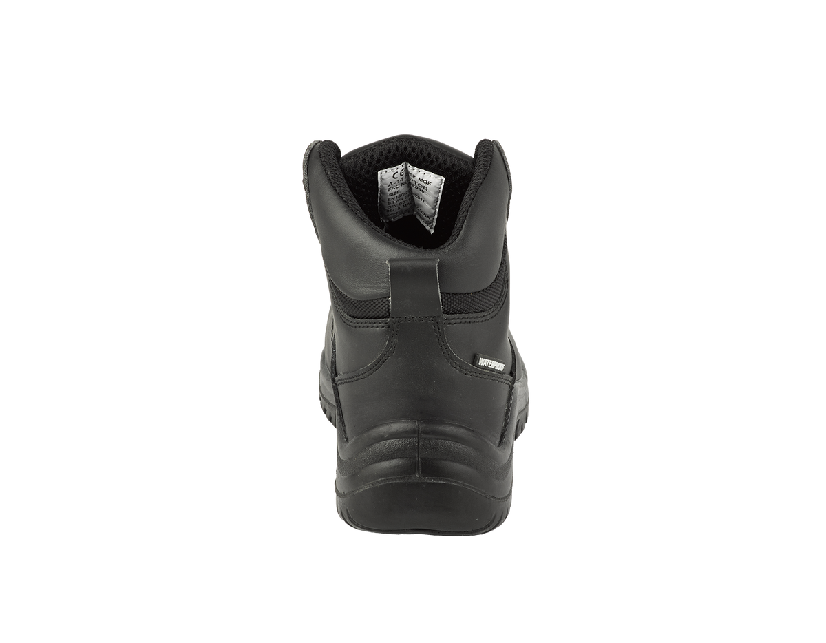 A14-RAPTOR S3 Waterproof Metal-Free Safety Boots – Black Leather, Memory Foam, SRC Rated