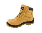 A15-STRYKER S3 Waterproof Metal-Free Safety Boots – Honey Nubuck Leather, SRC Slip Resistant