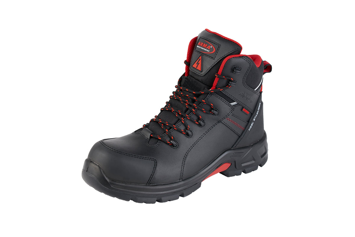A18-LIGHTNING ARMA Waterproof Safety Boots – Metal-Free, Heat & Fuel Resistant, SBP Rated