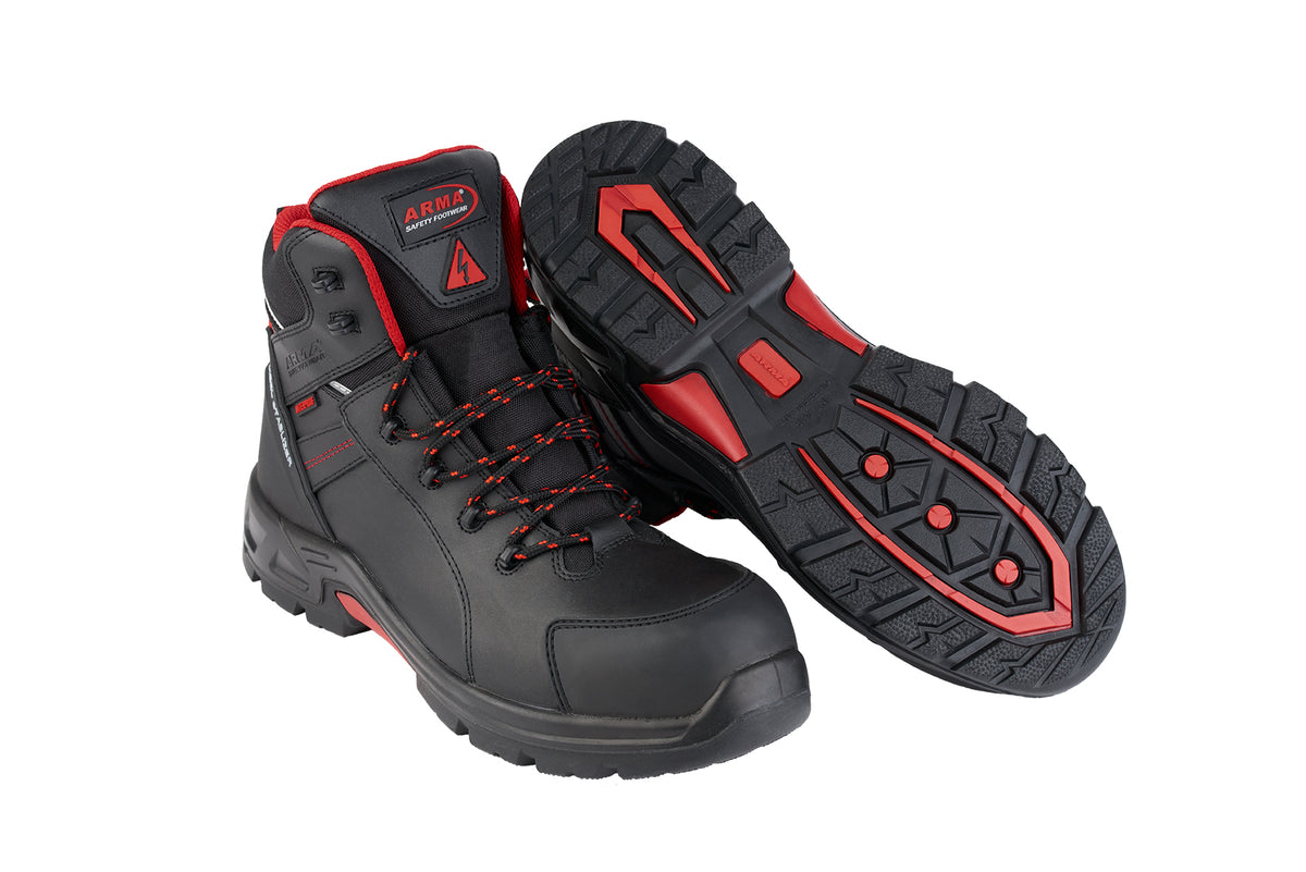 A18-LIGHTNING ARMA Waterproof Safety Boots – Metal-Free, Heat & Fuel Resistant, SBP Rated