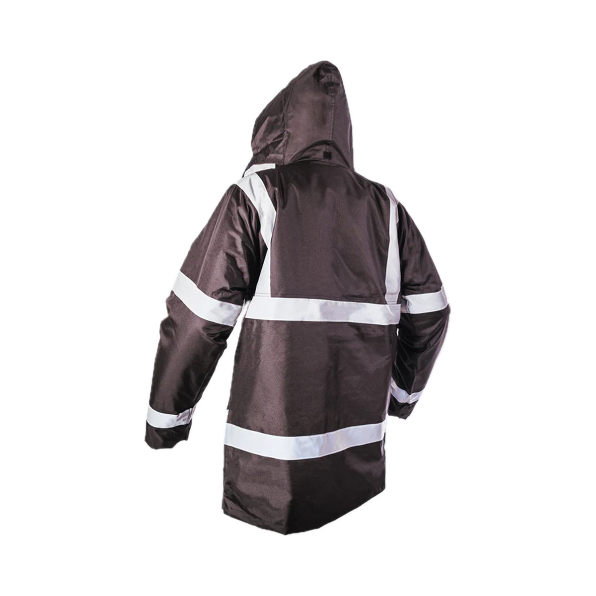 Step Ahead Hi Visibility Black Parka Jacket