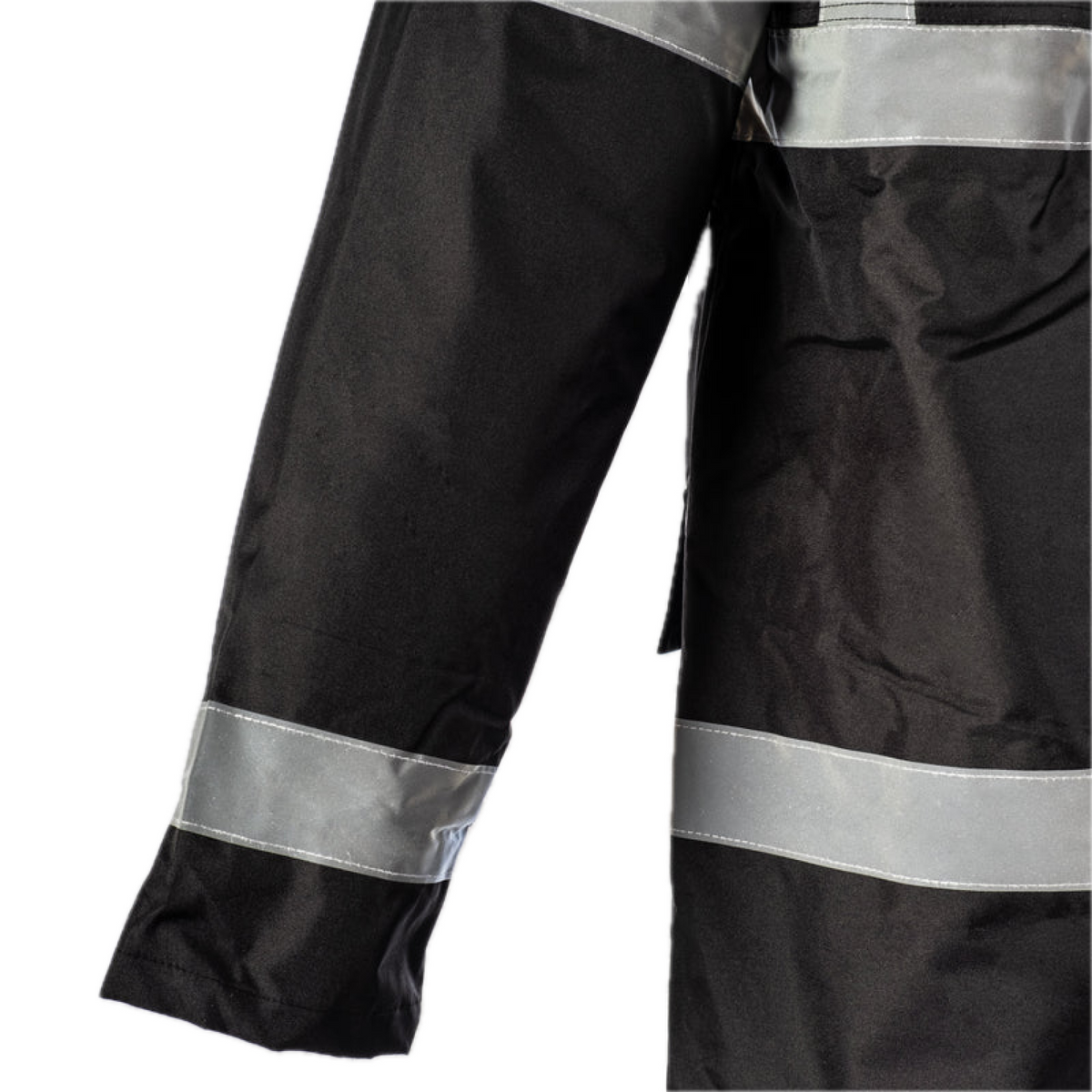 Step Ahead Hi Visibility Black Parka Jacket