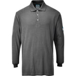 Modaflame Knit FR Long Sleeve Polo Shirt FR10