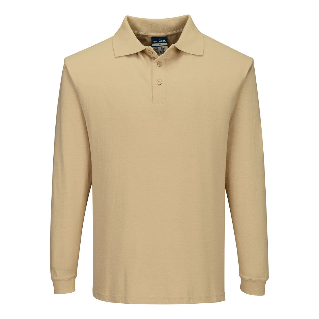 Modaflame Knit FR Long Sleeve Polo Shirt FR10