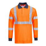 Modaflame Knit HVO FR Long Sleeve Polo Shirt FR76