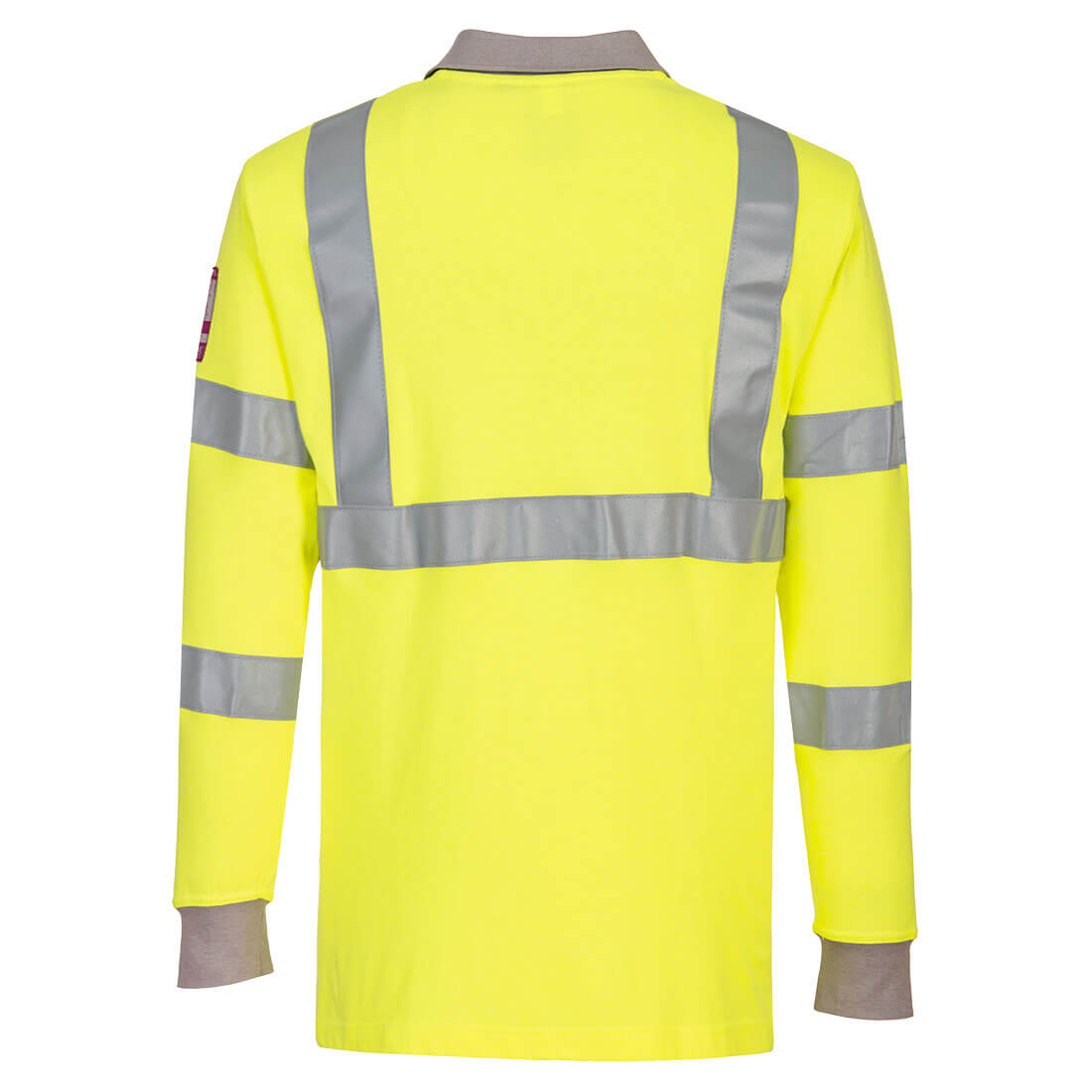 Modaflame Knit Hi-Vis FR Long Sleeve Polo Shirt FR77