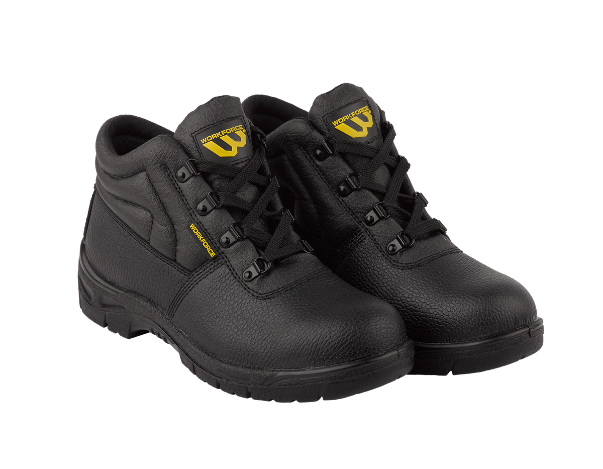 Workforce GC2-P Black Leather Safety Chukka Boot – S1P Work Footwear
