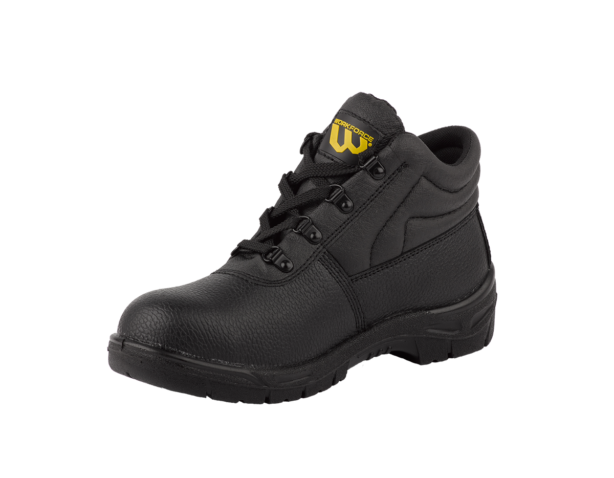 Workforce GC2-P Black Leather Safety Chukka Boot – S1P Work Footwear