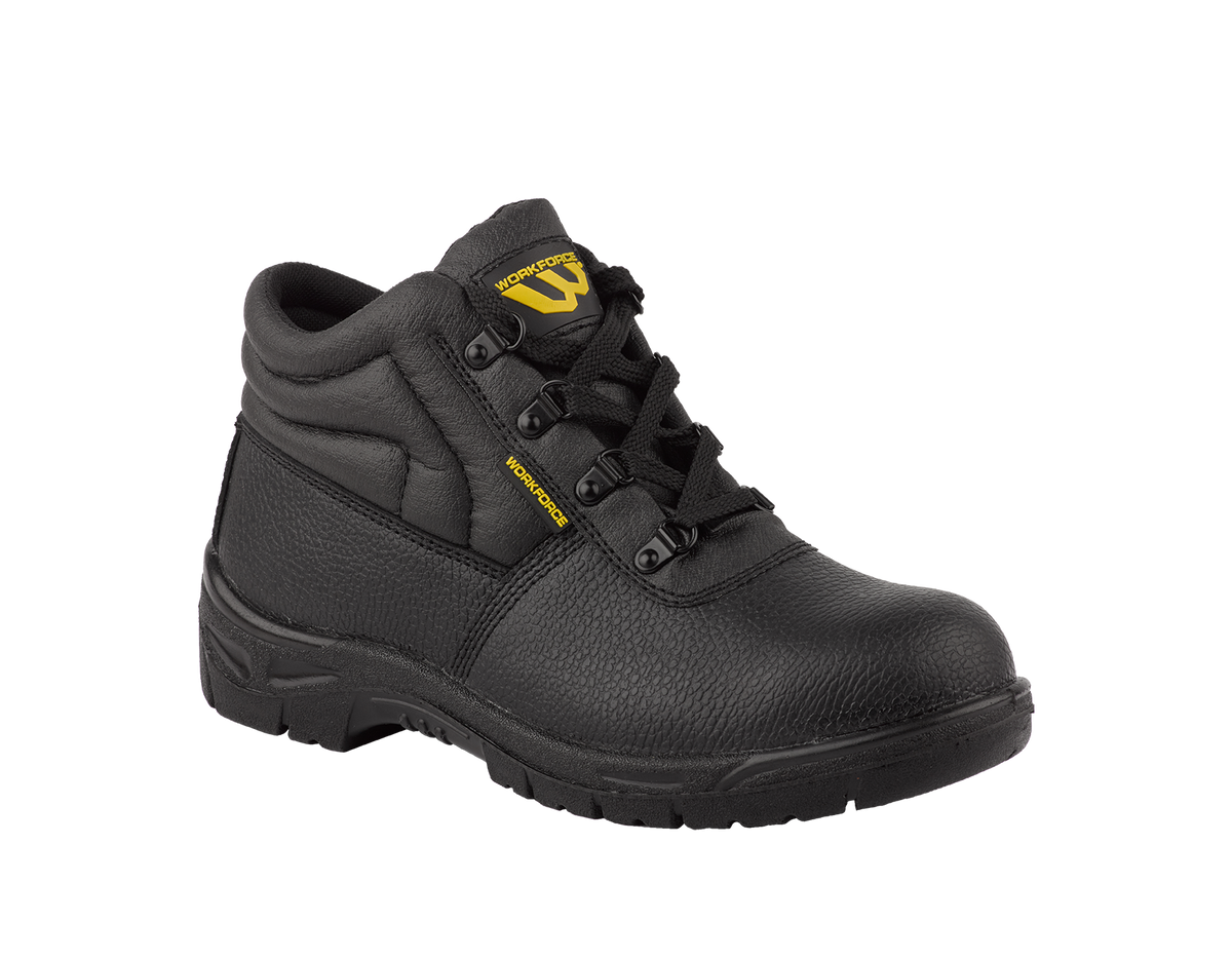 Workforce GC2-P Black Leather Safety Chukka Boot – S1P Work Footwear