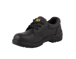 Workforce GS2-P Black Leather Safety Shoe – S1P | SRC | Lightweight & Comfortable