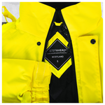 Custom Print Hi-Vis Waterproof Bomber Jacket - Yellow