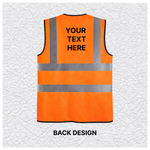 20 X Custom Print Hi Vis Safety Vest
