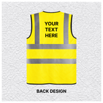 20 X Custom Print Hi Vis Safety Vest