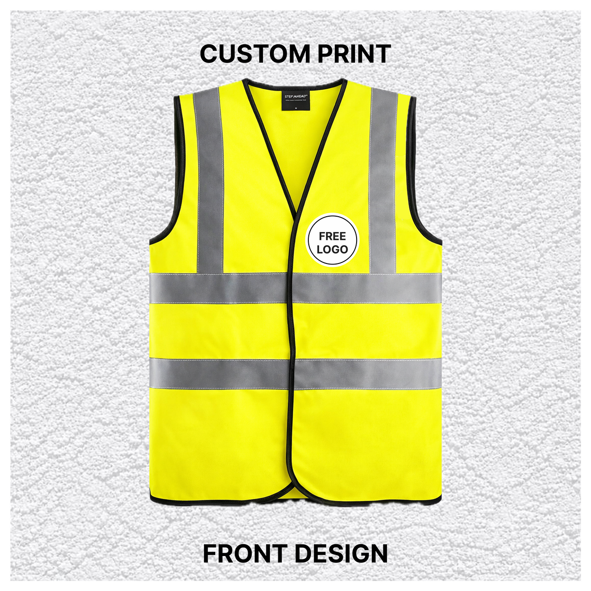 20 X Custom Print Hi Vis Safety Vest