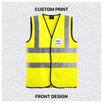 20 X Custom Print Hi Vis Safety Vest