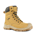 Hampton RF752 Rockfall Safety Boot | Waterproof Nubuck Leather Zip Work Boots UK 6-13