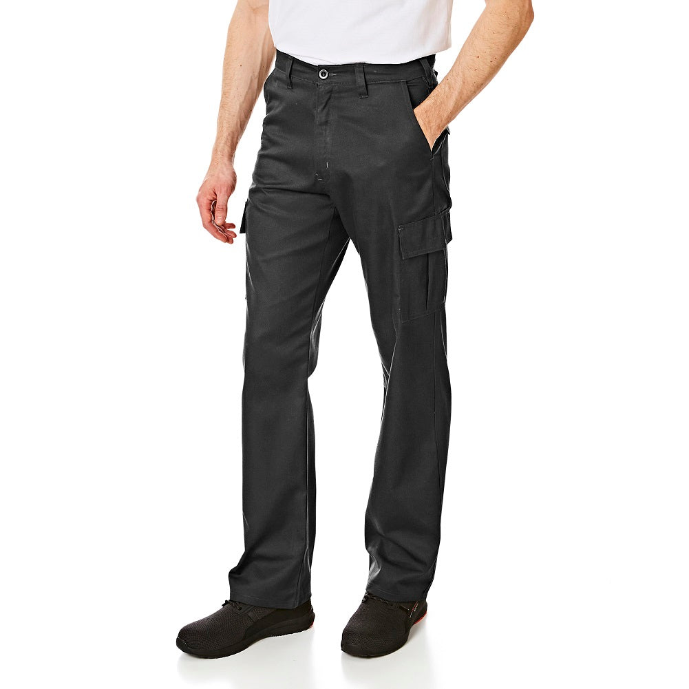 Lee Cooper LCPNT205 Black Cargo Trousers – Durable, Easy Care Workwear