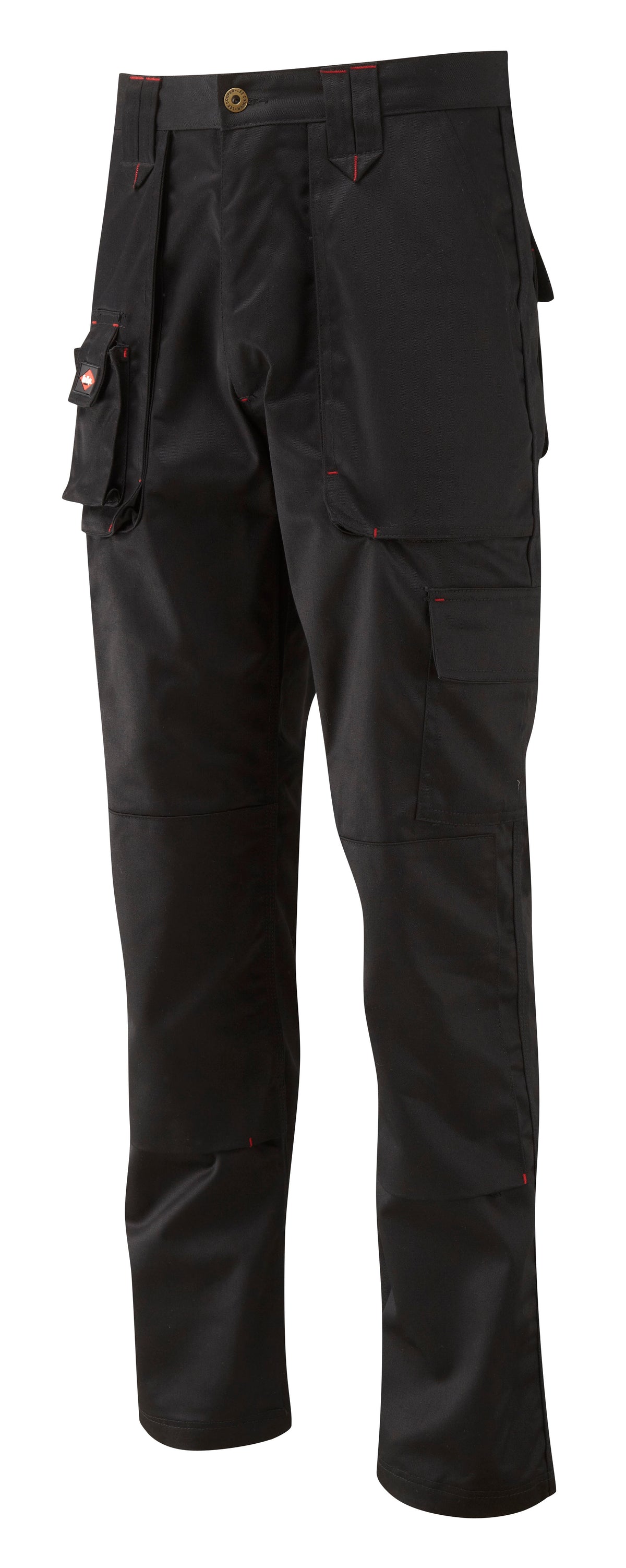 Lee Cooper LCPNT206 Black Multi-Pocket Cargo Trouser – Durable Workwear with Knee Pad Pocket
