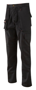 Lee Cooper LCPNT206 Black Multi-Pocket Cargo Trouser – Durable Workwear with Knee Pad Pocket