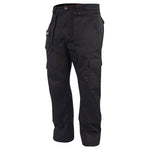 Lee Cooper LCPNT206 Black Multi-Pocket Cargo Trouser – Durable Workwear with Knee Pad Pocket