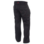 Lee Cooper LCPNT206 Black Multi-Pocket Cargo Trouser – Durable Workwear with Knee Pad Pocket