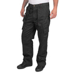 Lee Cooper LCPNT206 Black Multi-Pocket Cargo Trouser – Durable Workwear with Knee Pad Pocket
