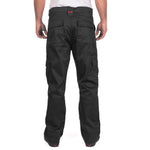 Lee Cooper LCPNT206 Black Multi-Pocket Cargo Trouser – Durable Workwear with Knee Pad Pocket