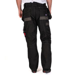 Lee Cooper LCPNT224 Black Holster Pocket Cargo Trousers – Heavy-Duty, Flexible & Site-Ready