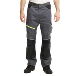 Lee Cooper LCPNT246 Reflective Stretch Holster Work Trousers with Knee Pad Pockets – Men’s Cargo Fit