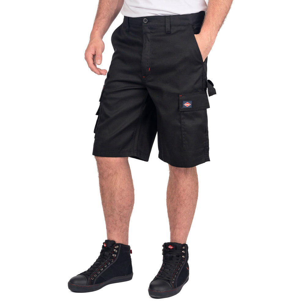 Lee Cooper LCSHO806 Men’s Classic Work Cargo Shorts – Multi-Pocket with Hammer Loop