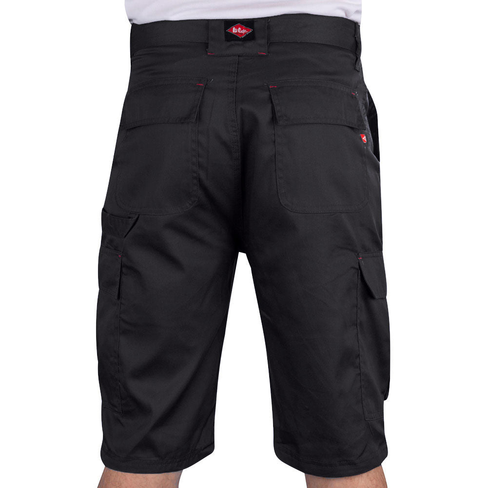 Lee Cooper LCSHO806 Men’s Classic Work Cargo Shorts – Multi-Pocket with Hammer Loop