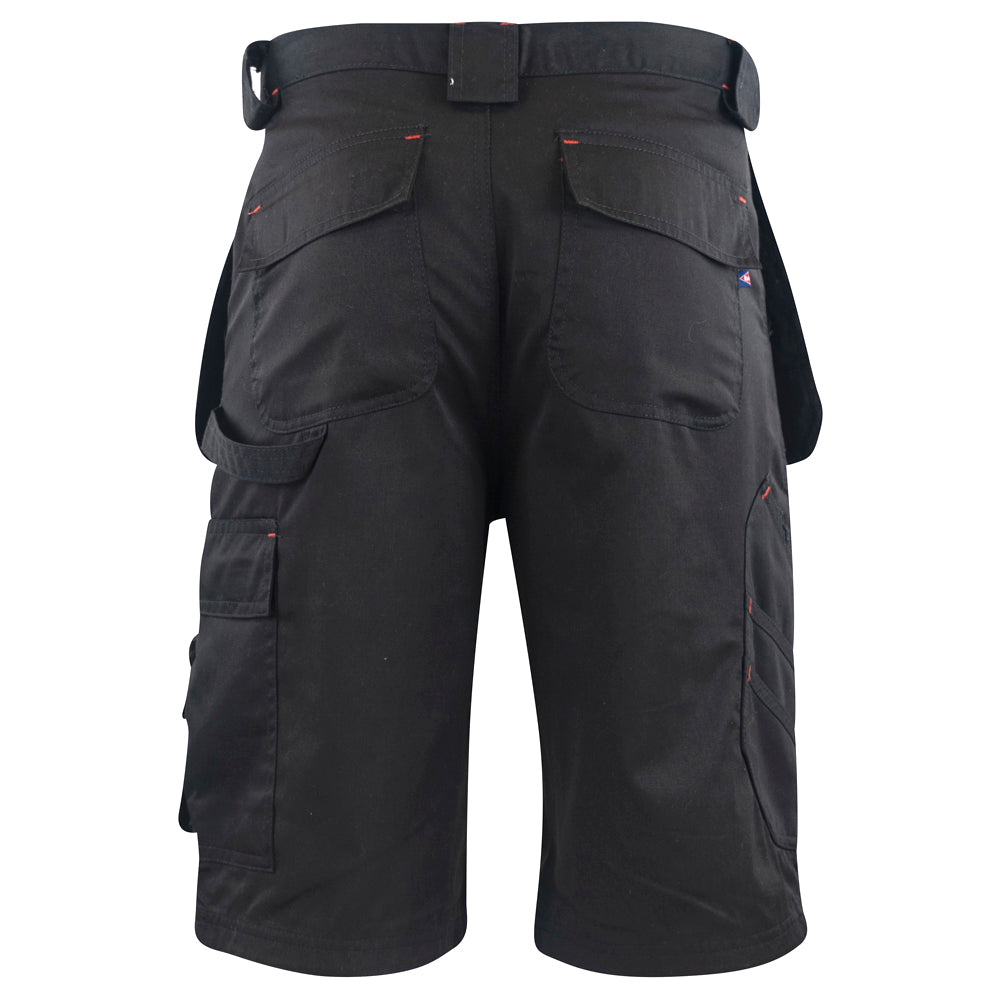Lee Cooper LCSHO810 Men’s Holster Pocket Work Shorts – Multi-Pocket Utility with Hammer Loop