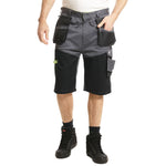 Lee Cooper LCSHO812 Stretch Holster Cargo Shorts – Hi-Vis Trim, Multi-Pocket Utility