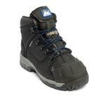 Himalayan 5208 Waterproof Black Safety Boot With Poron Metguard Protection