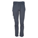 Dark gray pants on a white background