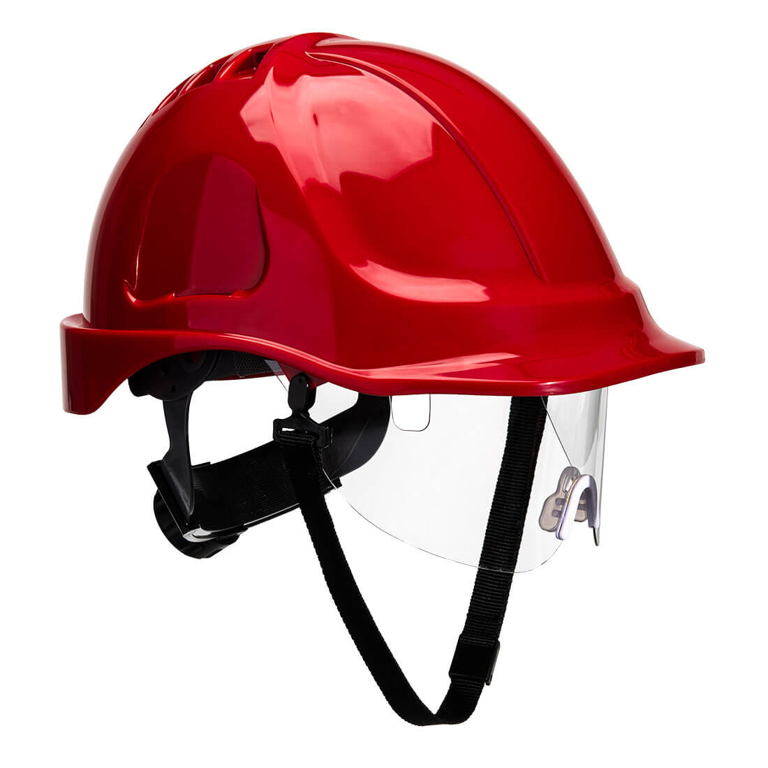 Vented Safety Helmet with Visor - PW55 Endurance