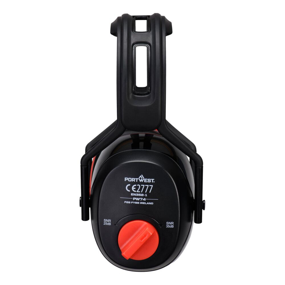 Dual SNR Ear Defenders - PW74 Adjustable Hearing Protection