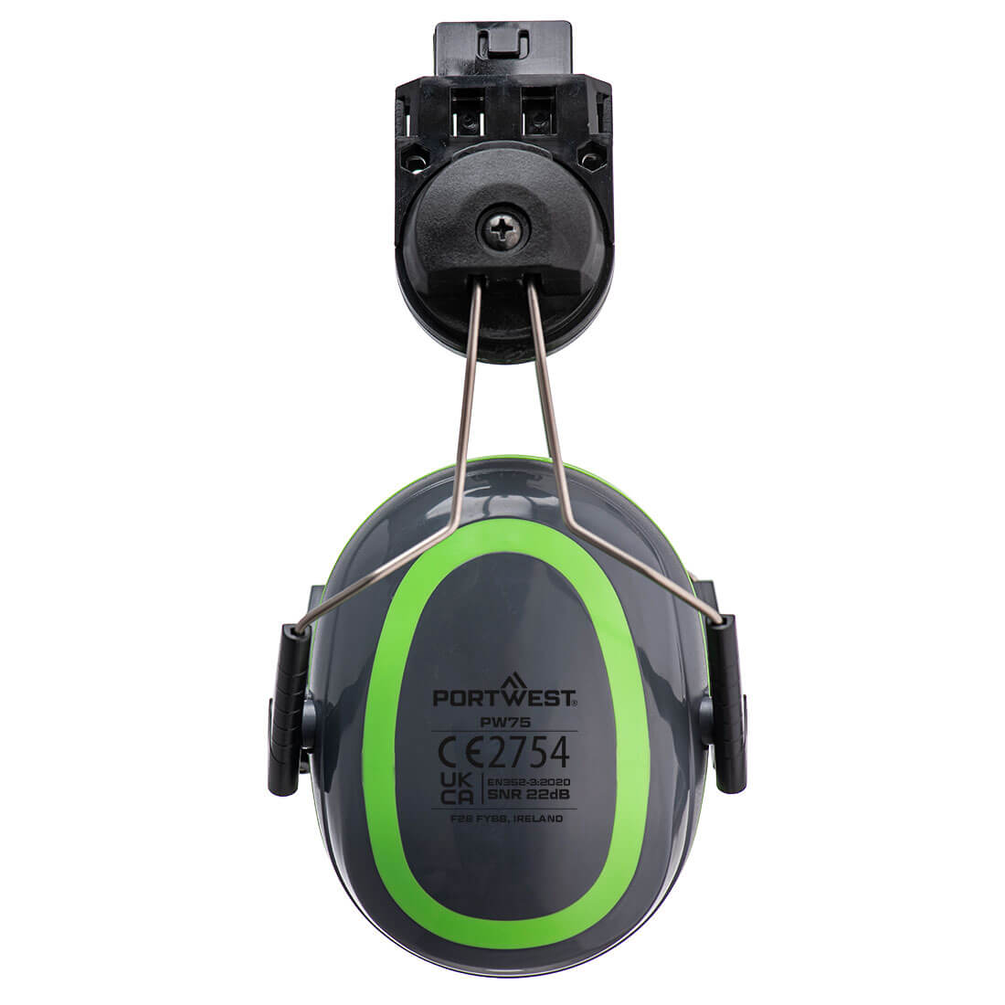 Helmet Mounted Ear Defenders - PW75 HV Extreme Low Noise