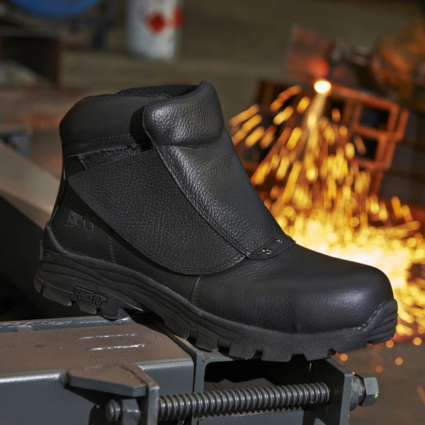 Spark RF5000 Welding Safety Boot | Flame-Resistant Fiberglass Toe Hot Work Boots UK 3-14