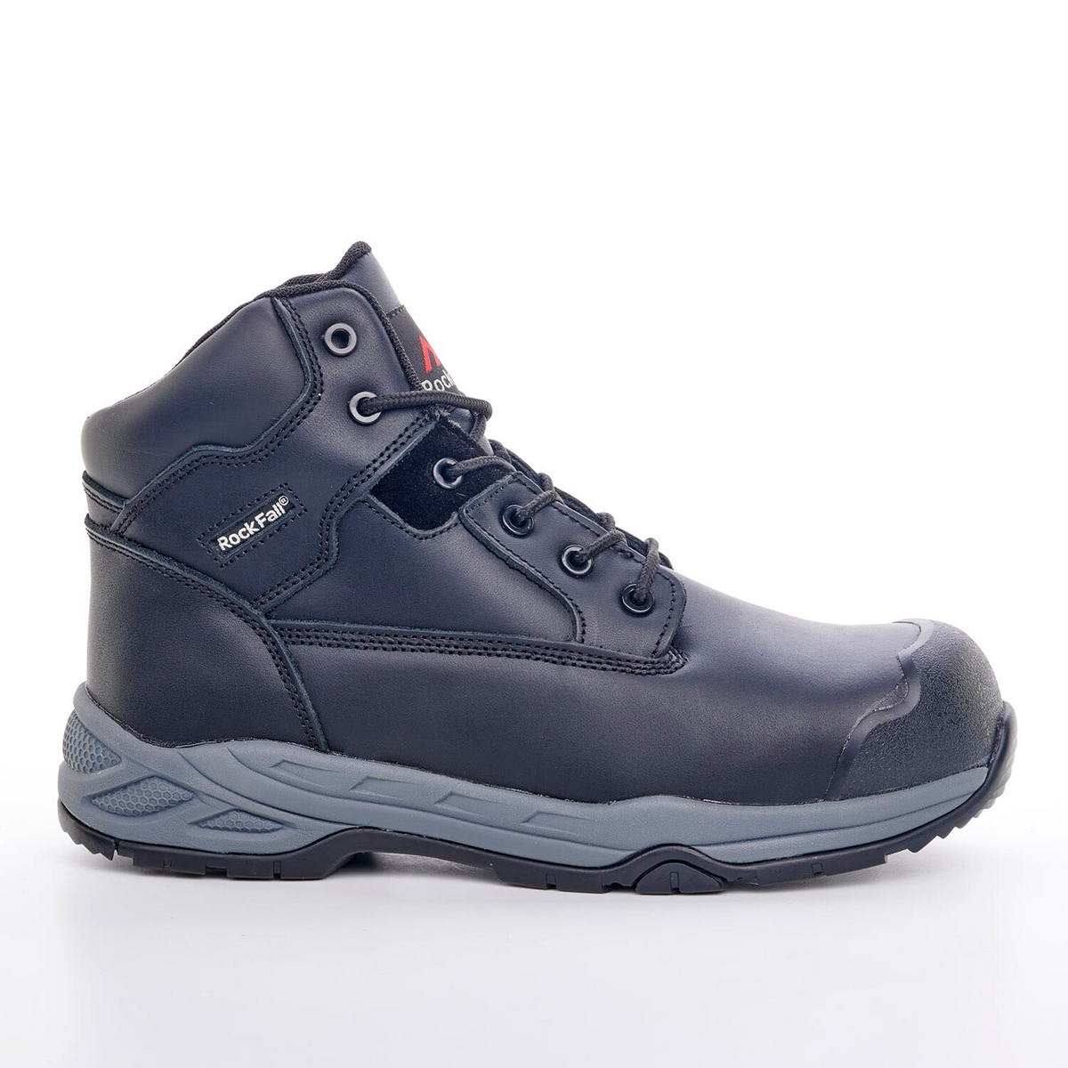 RF440A Flint Black Low-Cut Safety Boots – Lightweight, Non-Metallic, Slip & Heat Resistant, S3 HRO FO SR