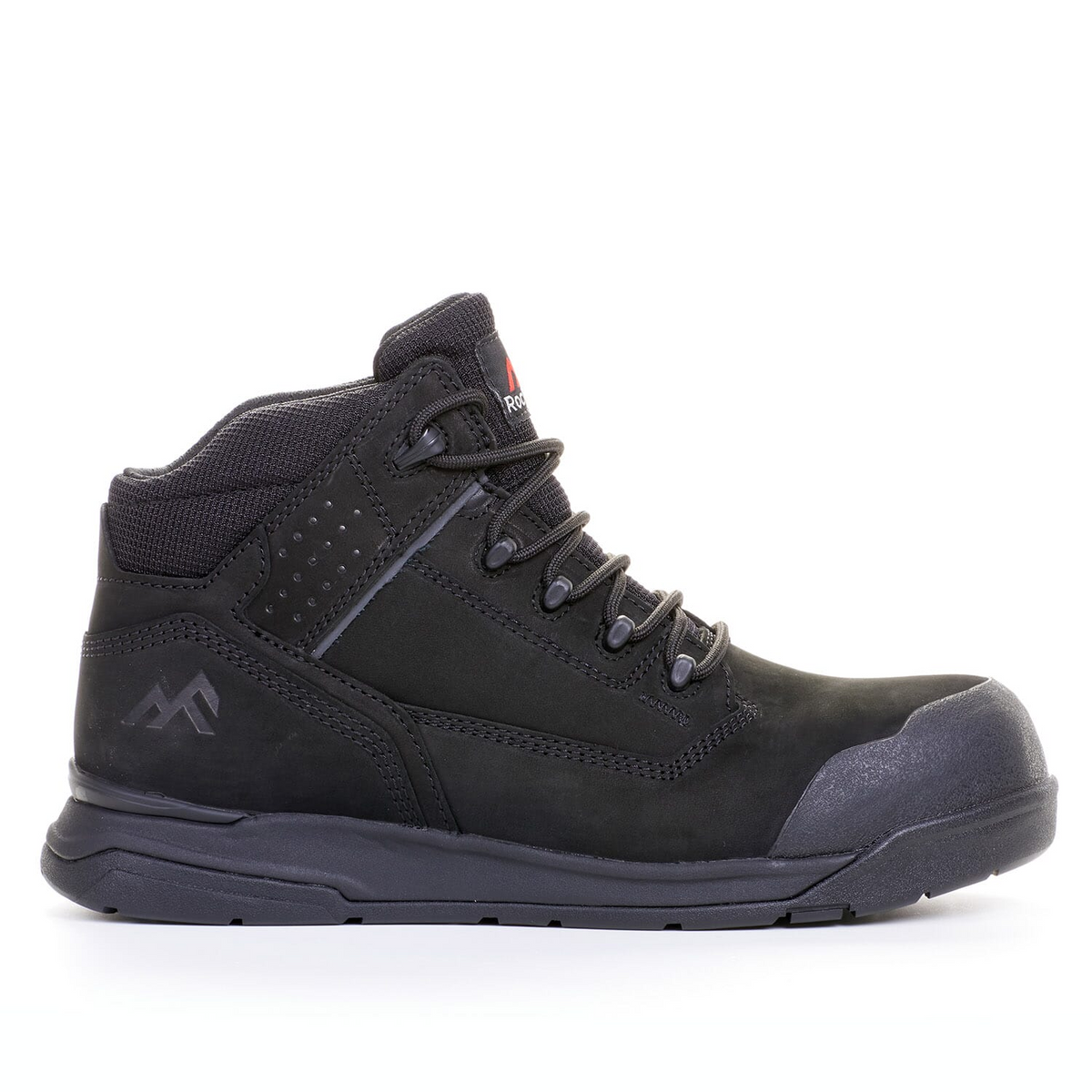 Anaheim RF620 Rockfall Skater-Style Safety Boot | Waterproof Black Nubuck Work Boots UK 6-13