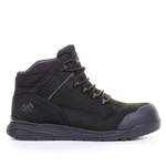 Anaheim RF620 Rockfall Skater-Style Safety Boot | Waterproof Black Nubuck Work Boots UK 6-13