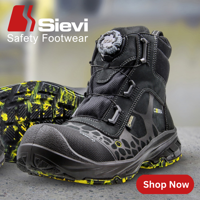 Sievi safety footwear for professionals