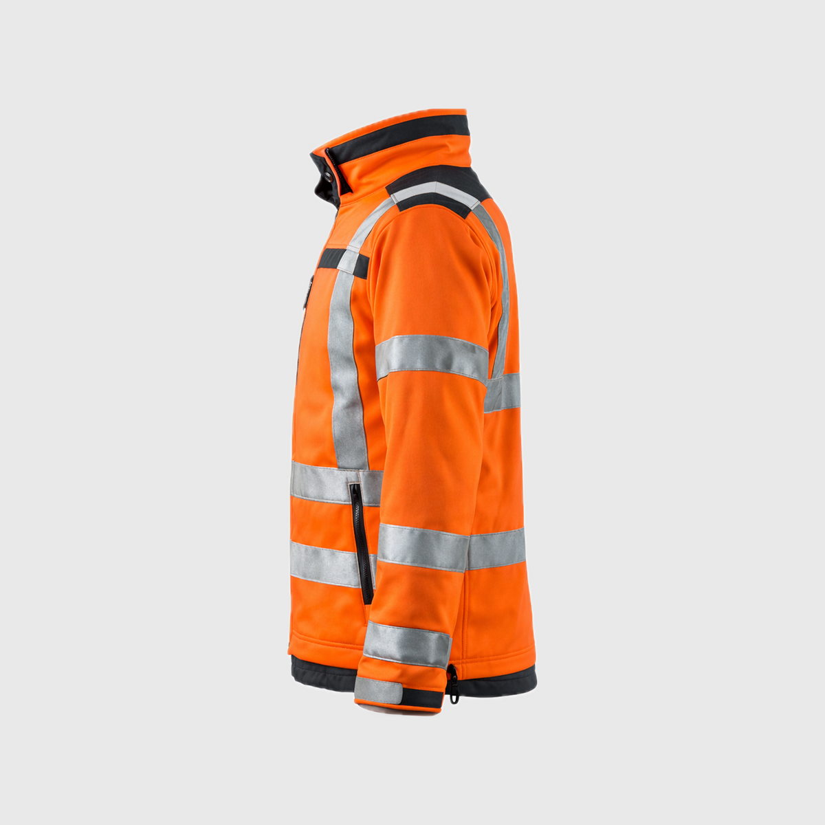 Step Ahead Hi Vis Premium Softshell Jacket EN ISO 20471 Class 3 – Railway & Construction Workwear