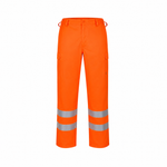 Step Ahead Protal FR ARC Anti-Static Rail Cargo Trousers Orange | RIS-3279-TOM