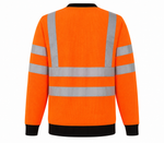 Step Ahead Protal FR ARC Anti-Static Rail Sweatshirt Orange | RIS-3279-TOM Class 3