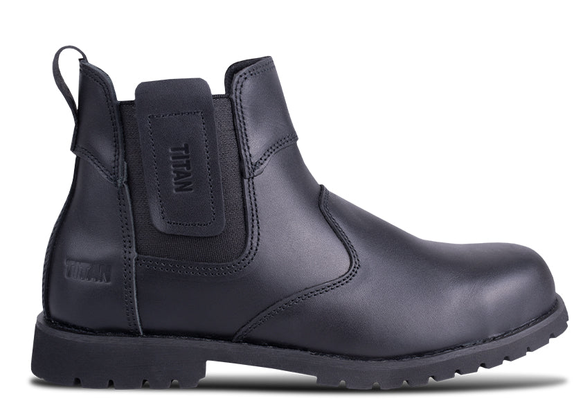 Metal-Free Slip-On Safety Shoes | Scanner Safe, Full Grain Leather & Ultra Comfort