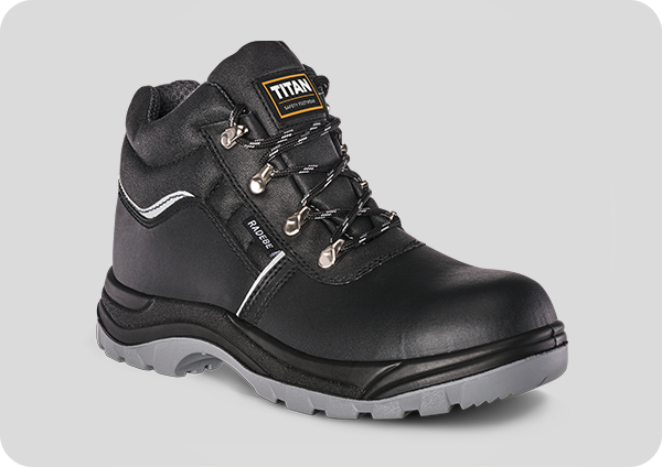 Durable Safety Boots with Steel Toe & Heat Resistant PU/Rubber Sole | S3 SR FO HRO