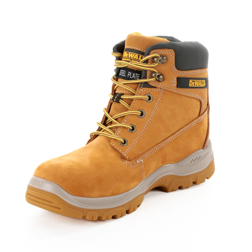 DEWALT Waterproof Safety Boot – Steel Toe, Midsole Protection, PU/TPU Outsole, Sizes 5-13